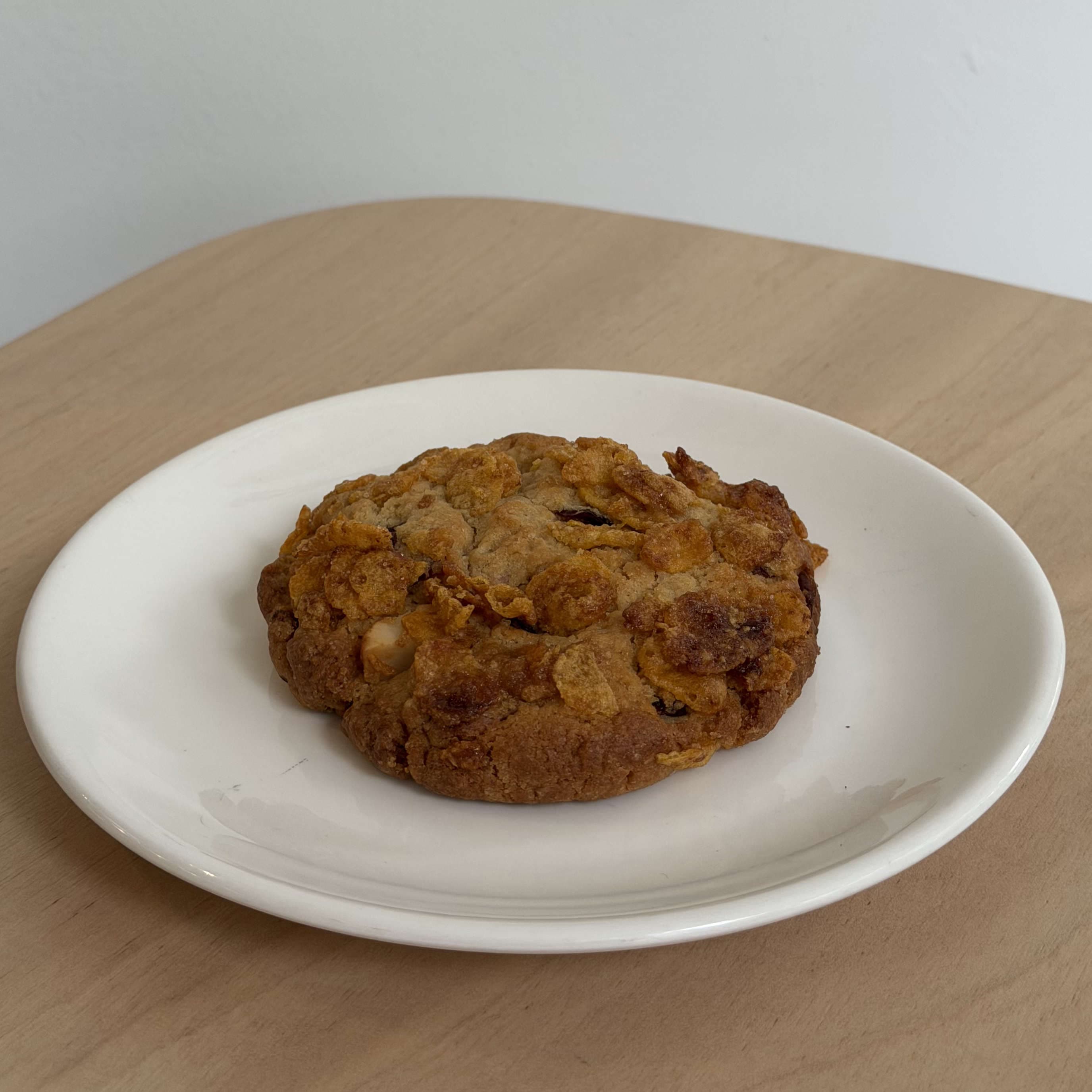 cornflake cranberry macadamia cookie